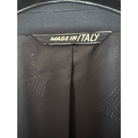 Men's Lanvin Black Pure Wool Blazer 56R - Picture 3 of 11